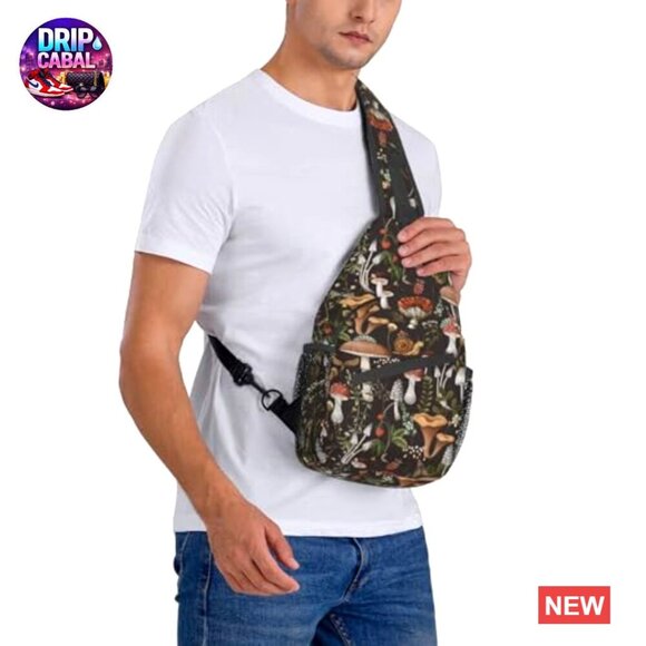Vintage Elephant Sling Backpack Adjustable Daypack Travel Hiking Unisex Chest main image 7